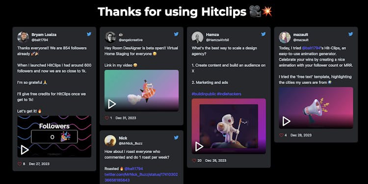 Hitclips